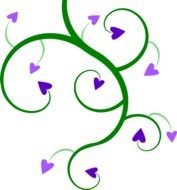 Heart Vine Clip Art N4