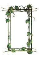 green Vine and lozard, vintage Frame