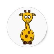 Cute Cartoon Giraffe N2