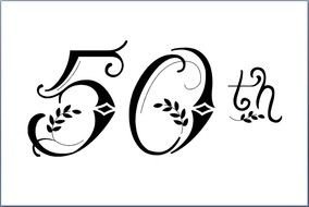 50th Birthday Invitations Templates