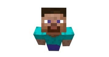 Minecraft Steve as a picture for clipart