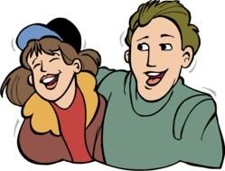 Laughing Woman Clip Art