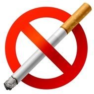 Stop Smoking sign drawing