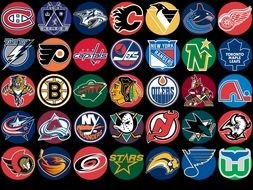 NHL Sports Team Logos drawing