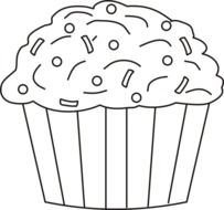 Cupcake Coloring Pages N2