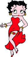 Clipart of Betty Boop