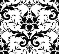 Pink Damask Clip Art N3