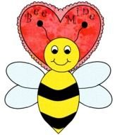 Valentines Day Clip Art Cute Bee
