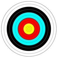 Archery Target Clip Art N14