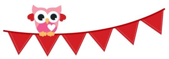 red Bunting Clip Art drawing