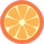 Tangerine Clip Art N3