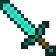 Minecraft Diamond Sword drawing