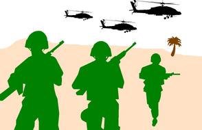 War Clip Art drawing