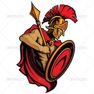 Spartan Warrior Clip Art N3