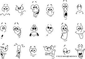 Cartoon Facial Expressions