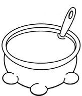 Soup Pot Coloring Page