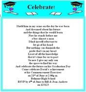 Graduation Invitation Wording