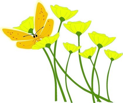 Yellow Flower Clip Art N3