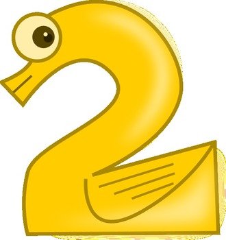 Number 2 Clip Art N15