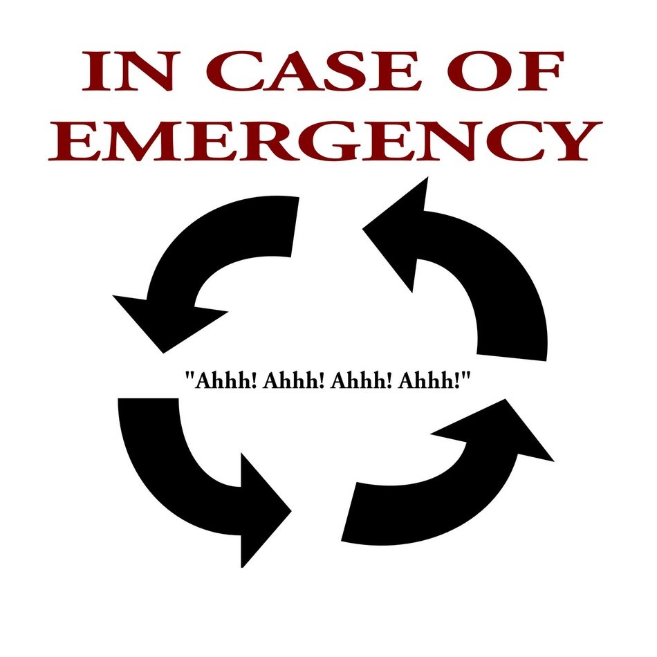 In Case Of Emergency as a graphic illustration
