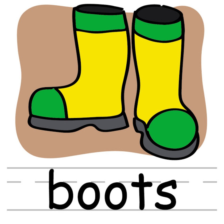 Kids Boots Clip Art