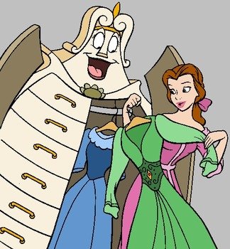 More Beauty And The Beast Clipart
