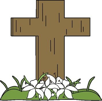 Easter Cross Clip Art N13