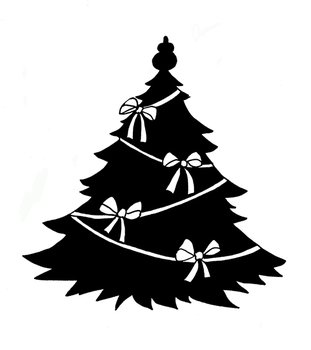 Black And White Silhouette Clip Art