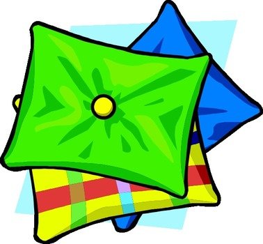 Cartoon Pillow Clip Art N3