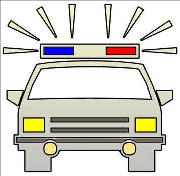 Police Car Clip Art N19