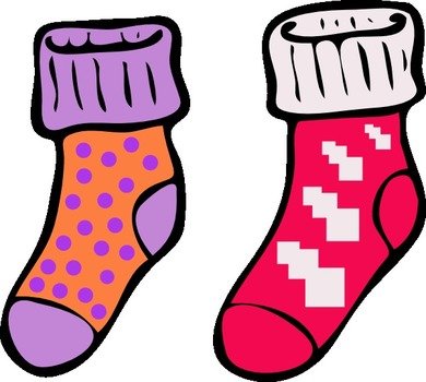 Crazy Sock Day Clip Art