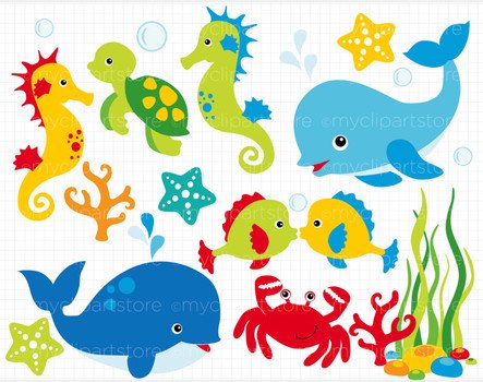 Under The Sea Clip Art free image download