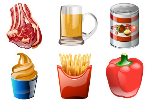 Food Pixel Icon drawing