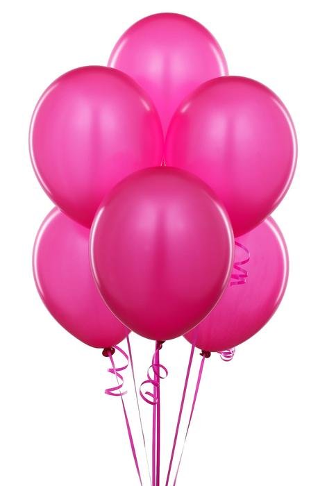 Ä°llustration of the Pink Birthday Balloons