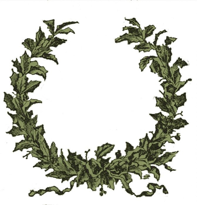 Christmas Wreath Clip Art N11