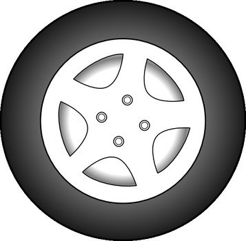 Cartoon Wheel Clip Art
