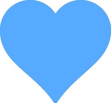 Blue Heart Clip Art N12