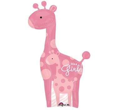 Pink Giraffe Baby Shower