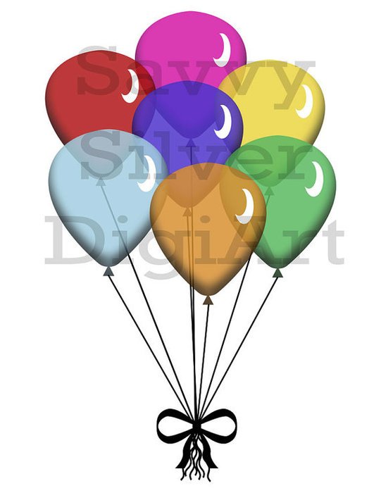 Blue Balloon Clip Art