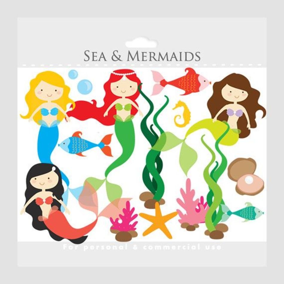 Mermaid Clip Art N4