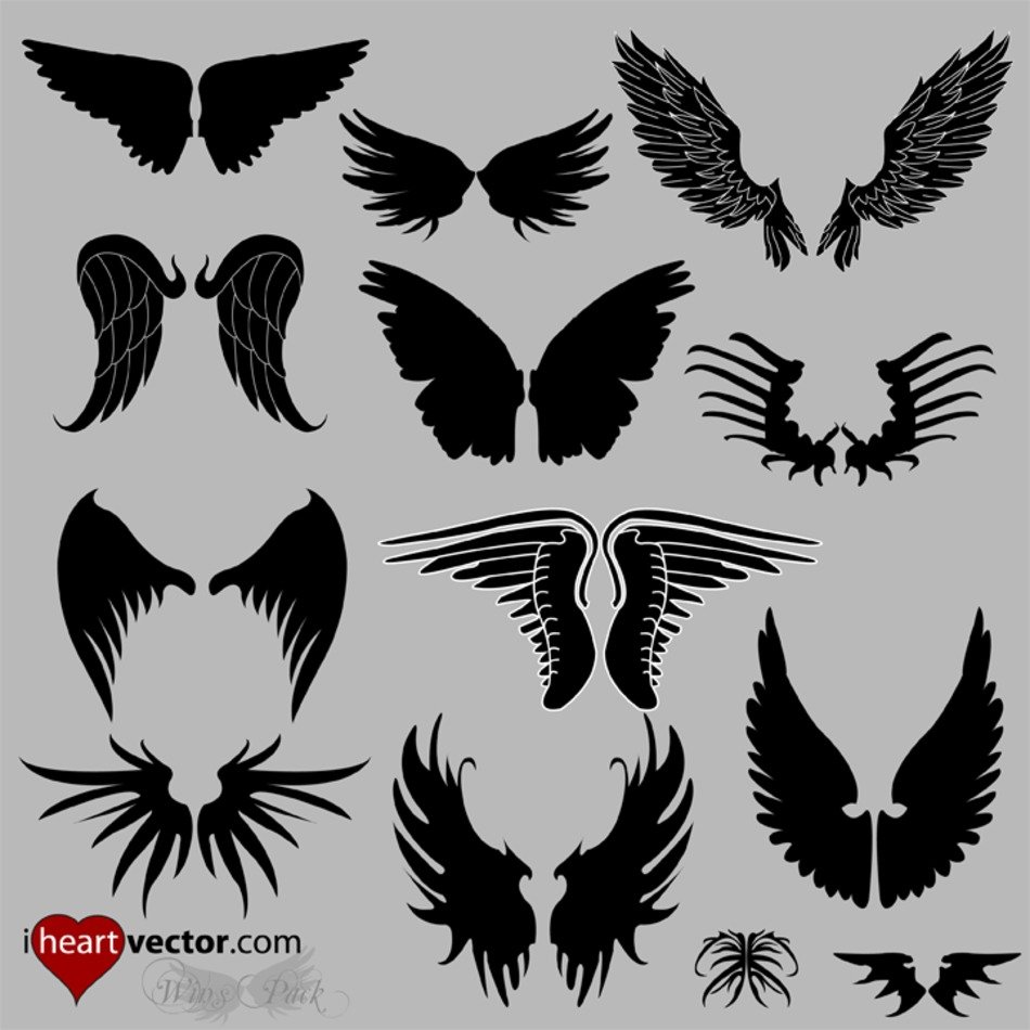 Wings Vector Art