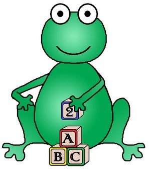 School Frog Clip Art N2