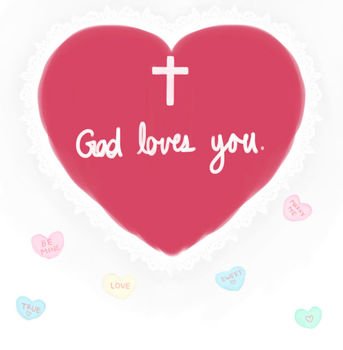 God Loves You Clip Art N3