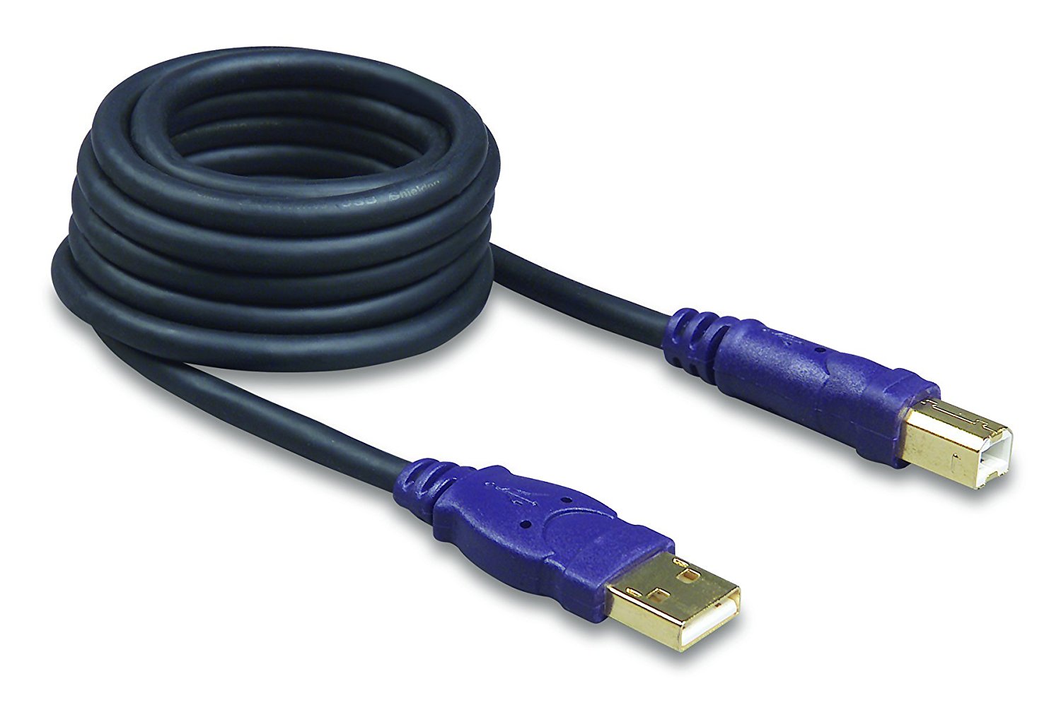 Belkin Gold Series 6-Foot USB A To B Cable; 20/28 AWG; DSTP Free Image ...