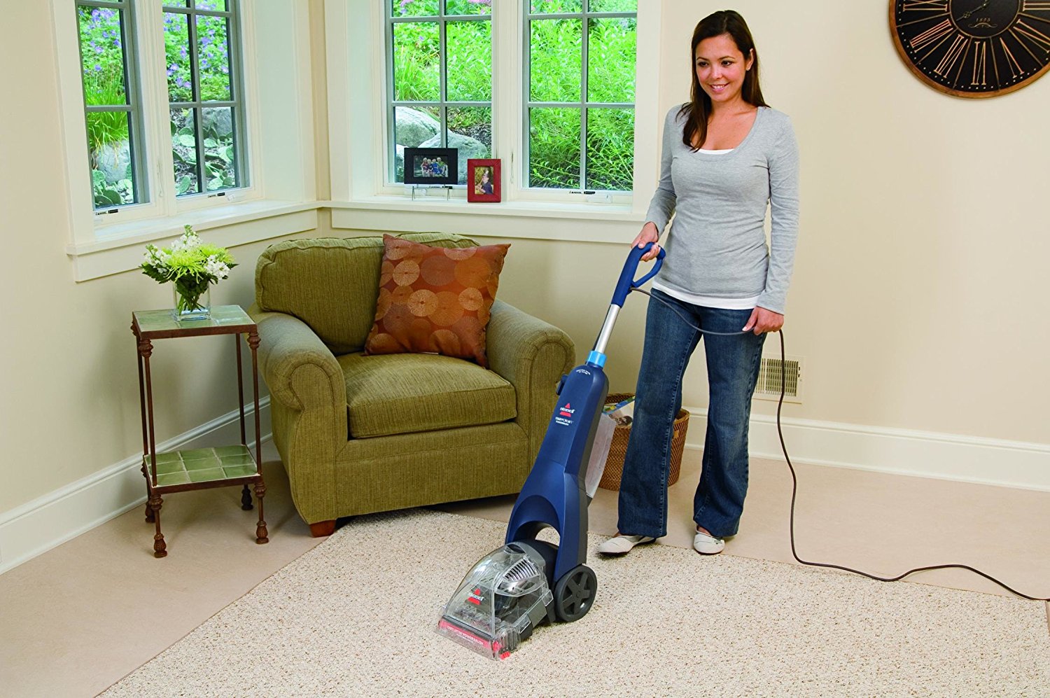 BISSELL ReadyClean PowerBrush Full Sized Carpet Cleaner, 47B2 Corded