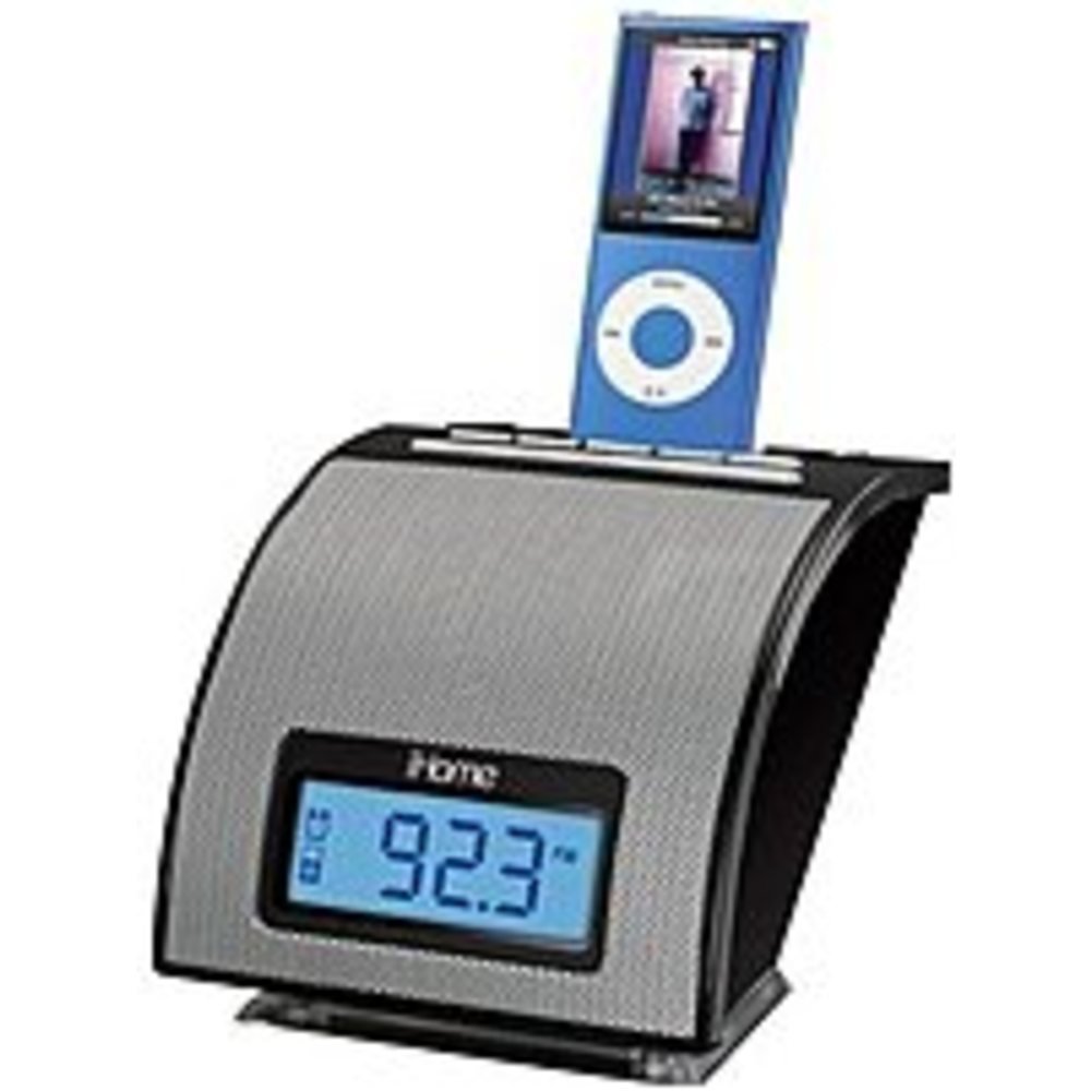 IHome IH110 Alarm Clock for Your iPod with FM Tuner Black free image