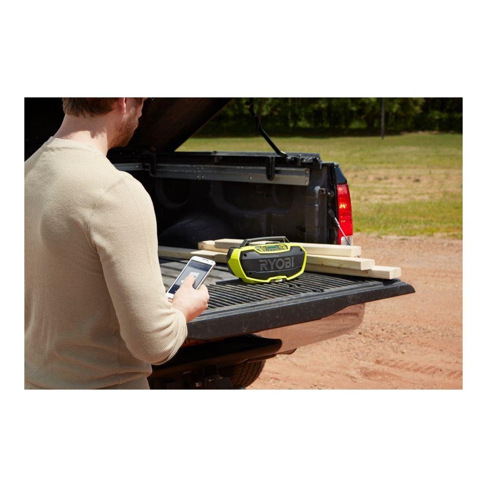 Ryobi P746 ONE+ 18Volt Dual Power Stereo with Bluetooth Wireless