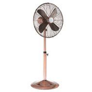 Deco Breeze Brushed Stainless Steel Floor Standing Fan with Copper Finish
