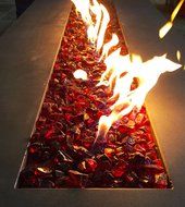 Dragon Glass 1/2" Medium Landscape Glass, 25 lb, Royal Blue N10