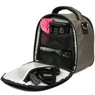 Laurel DSLR Camera Handbag for Panasonic Lumix DMC Series SLR Cameras, Grey N54